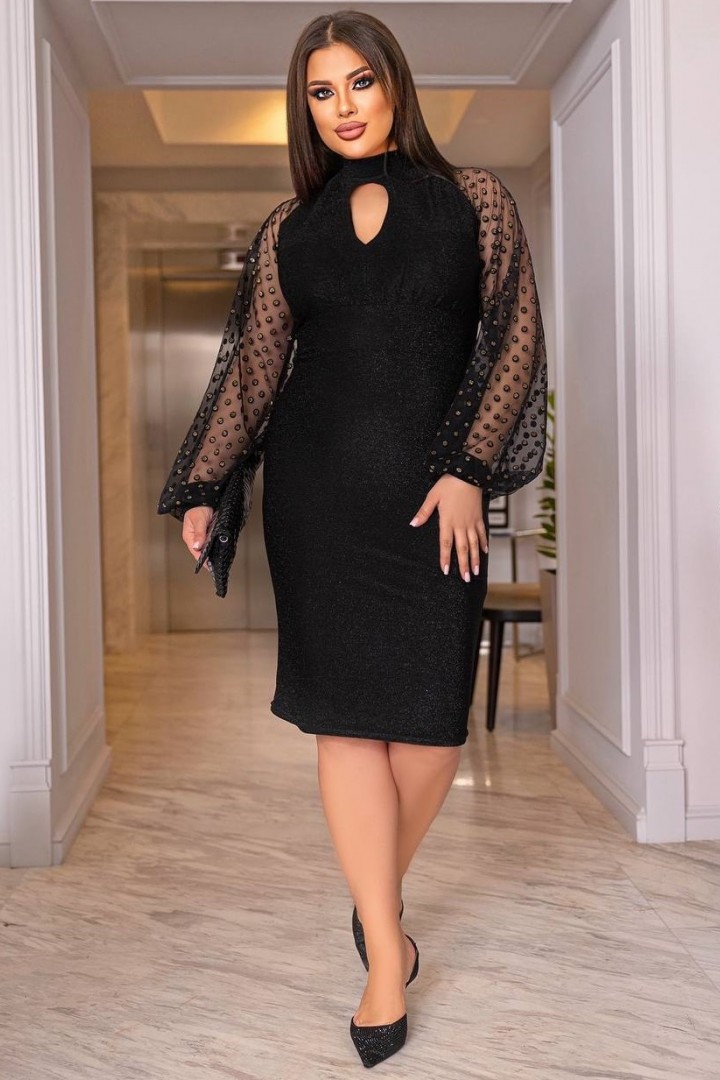 Платье приталенного силуэта EY-499A19B23