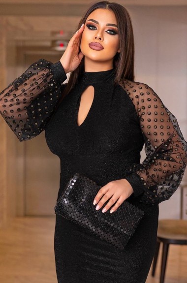 Платье приталенного силуэта EY-499A19B23