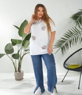 Женская оверсайз футболка ELR-4015A400