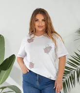 Женская оверсайз футболка ELR-4015A400