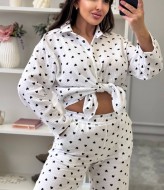 Пижама женская рубашка и штаны  KG-701A670