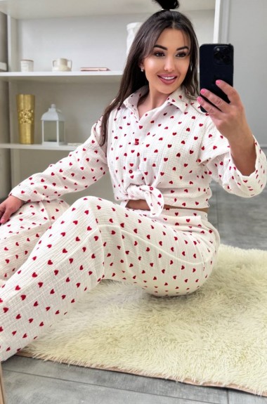 Пижама женская рубашка и штаны  KG-701A670