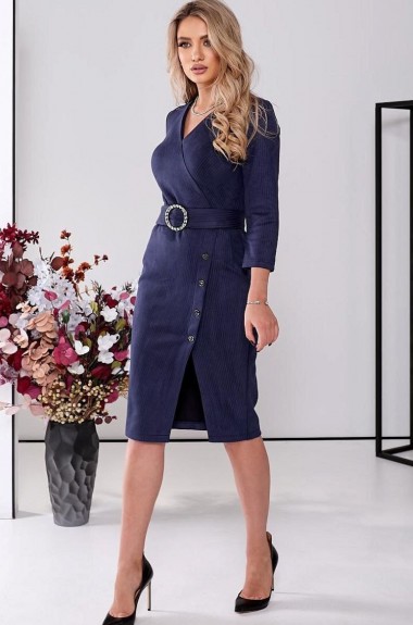 Замшевое платье GOL-1480A750