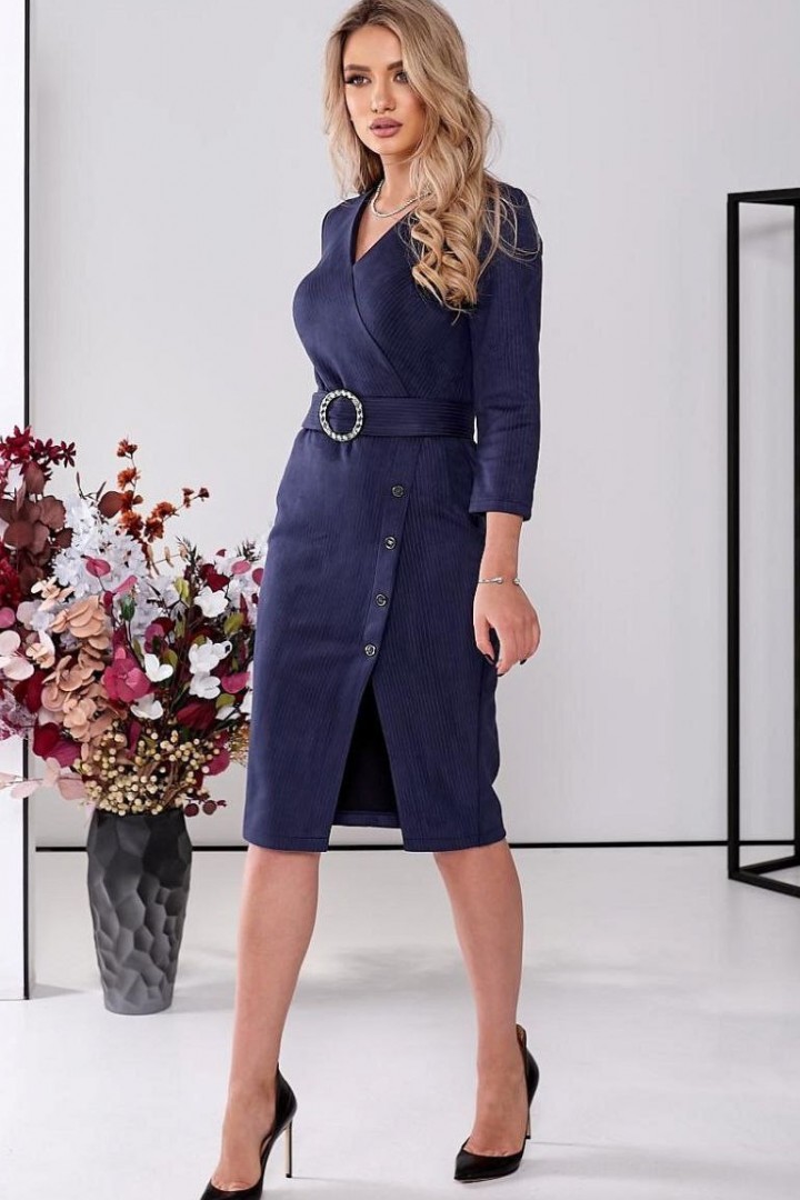 Замшевое платье GOL-1480A750