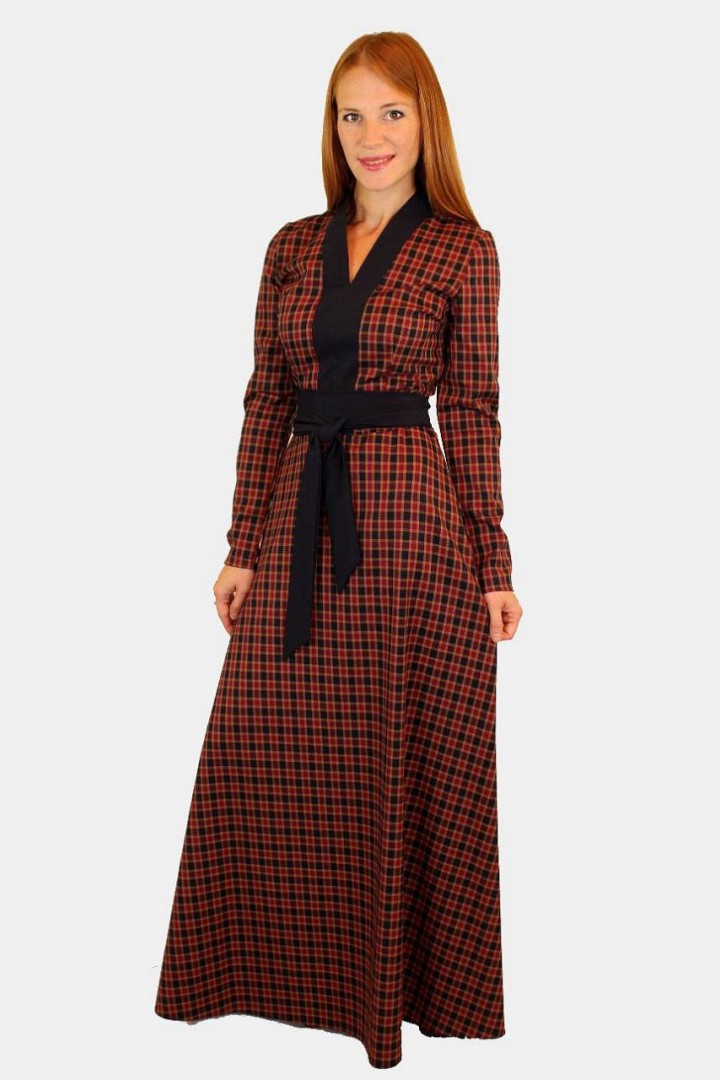 Довга сукня GOL-1199A750