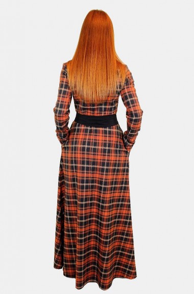 Женское длинное платье GOL-1199A750