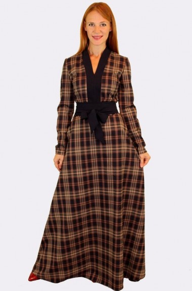 Довга сукня GOL-1199A750