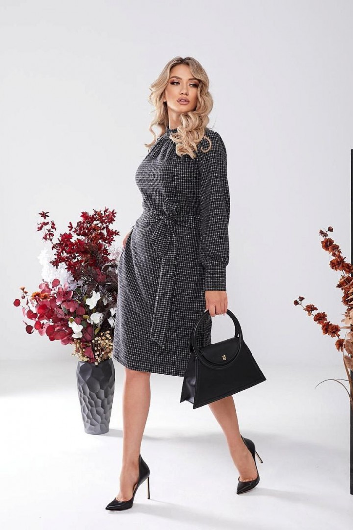 Платье теплое женское GOL-1697A650