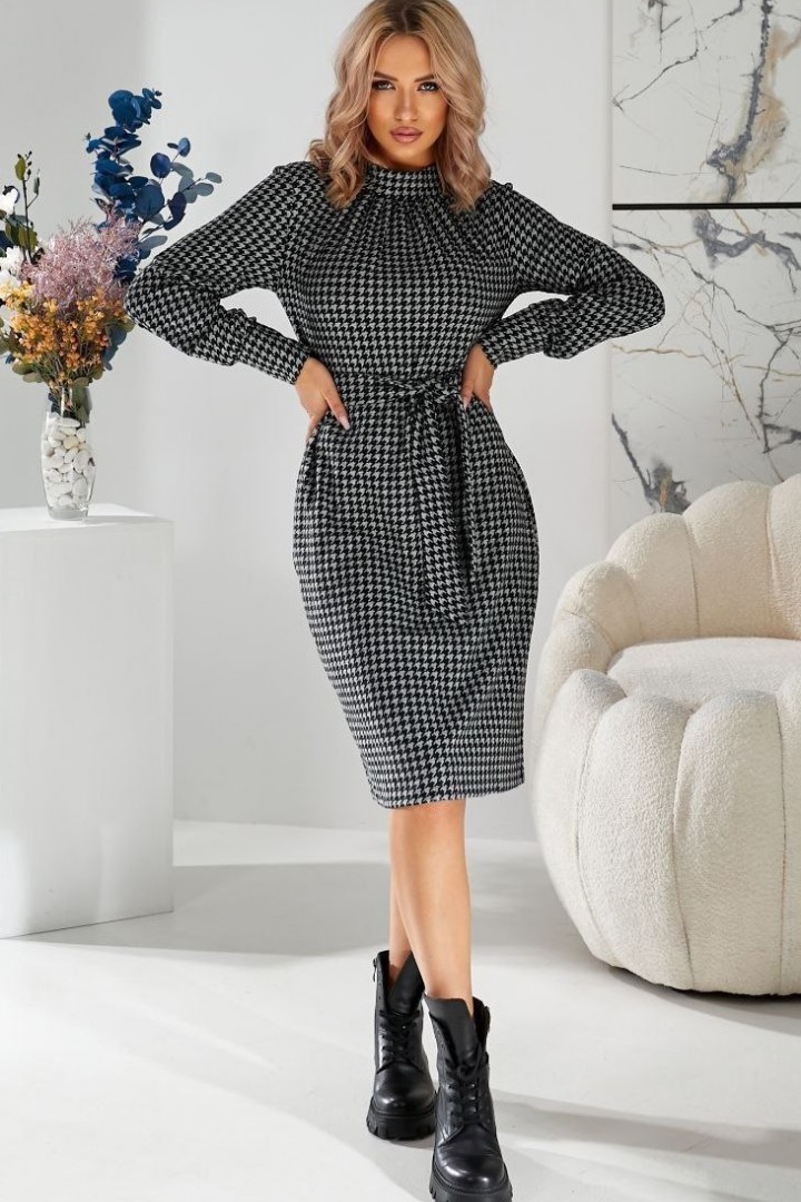 Платье теплое женское GOL-1697A650