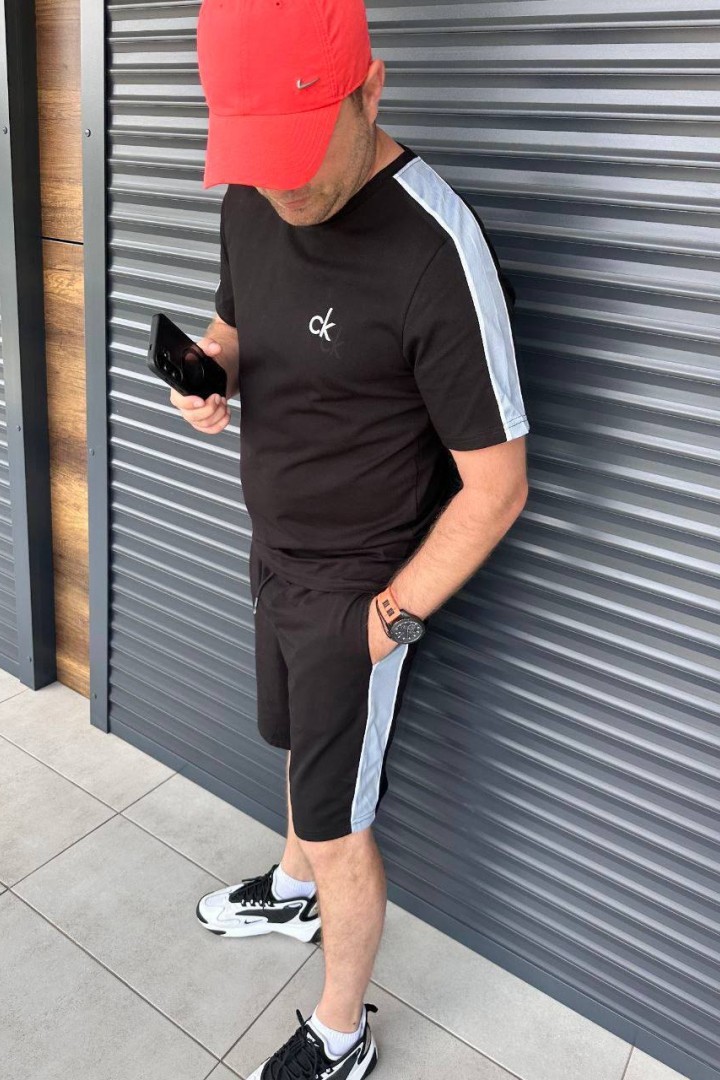 Мужской костюм шорты и футболка MUN-2067A899