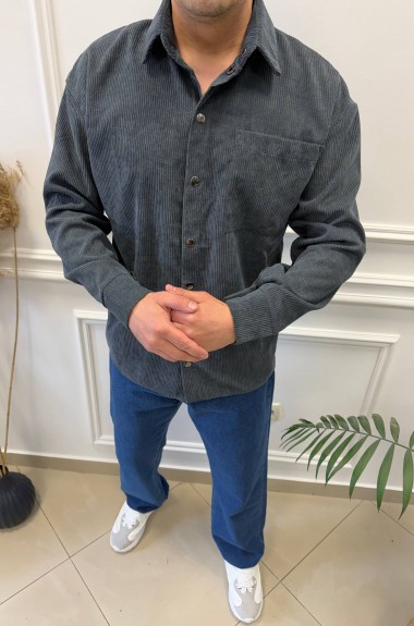 Вельветовая рубашка AJO-522A400