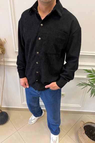 Вельветовая рубашка AJO-522A400