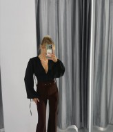 Брюки клеш AJO-524A380