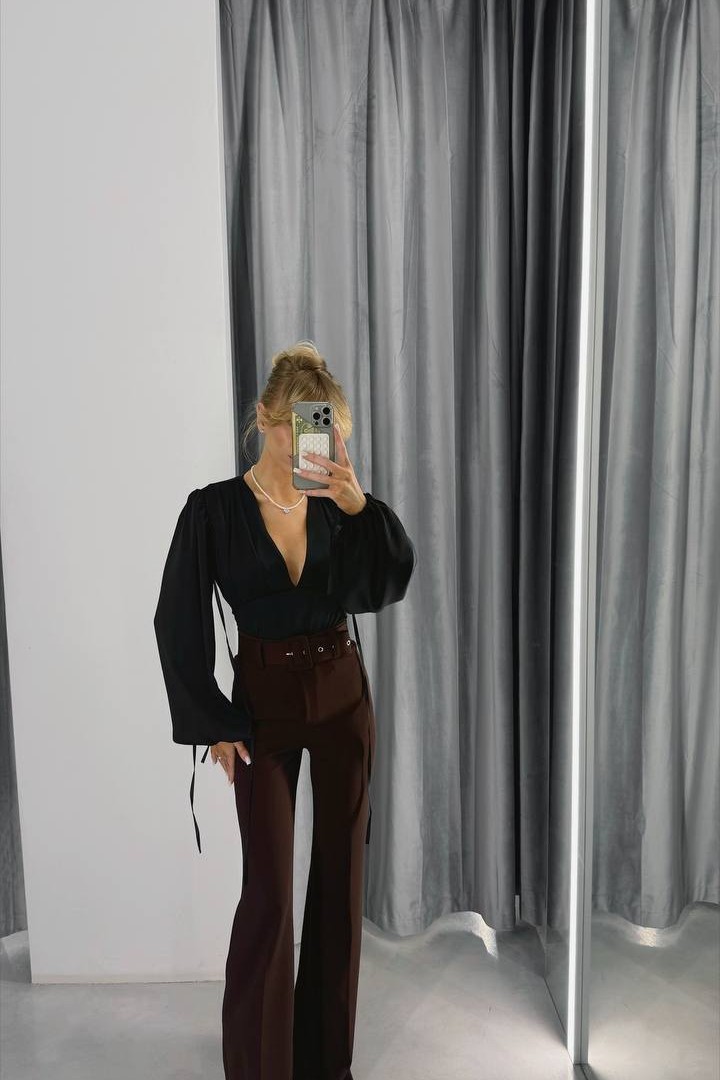 Брюки клеш AJO-524A380