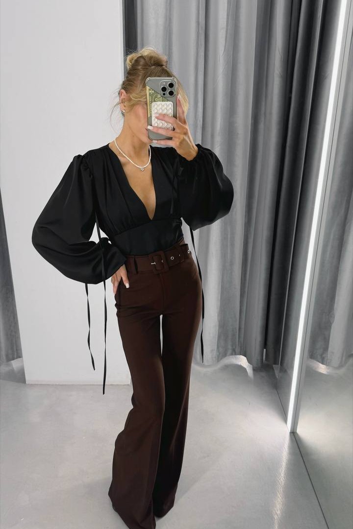 Брюки клеш AJO-524A380