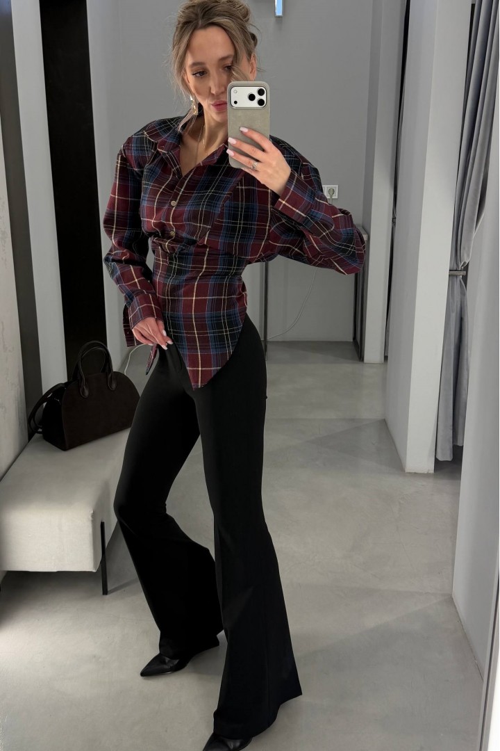 Брюки клеш AJO-524A380