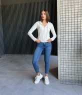 Короткая спортивная кофта LIB-8833A290