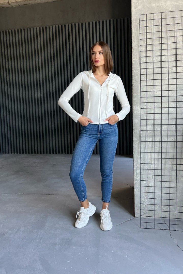 Короткая спортивная кофта LIB-8833A290