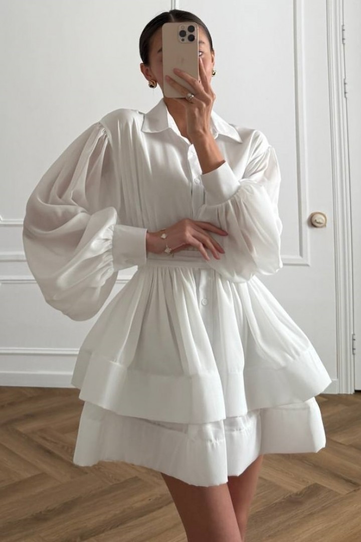 Короткое пышное платье  NUL-8054A600