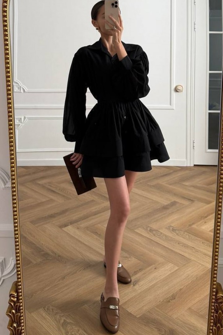 Короткое пышное платье  NUL-8054A600