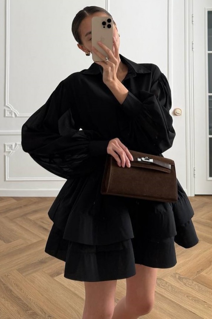 Короткое пышное платье  NUL-8054A600