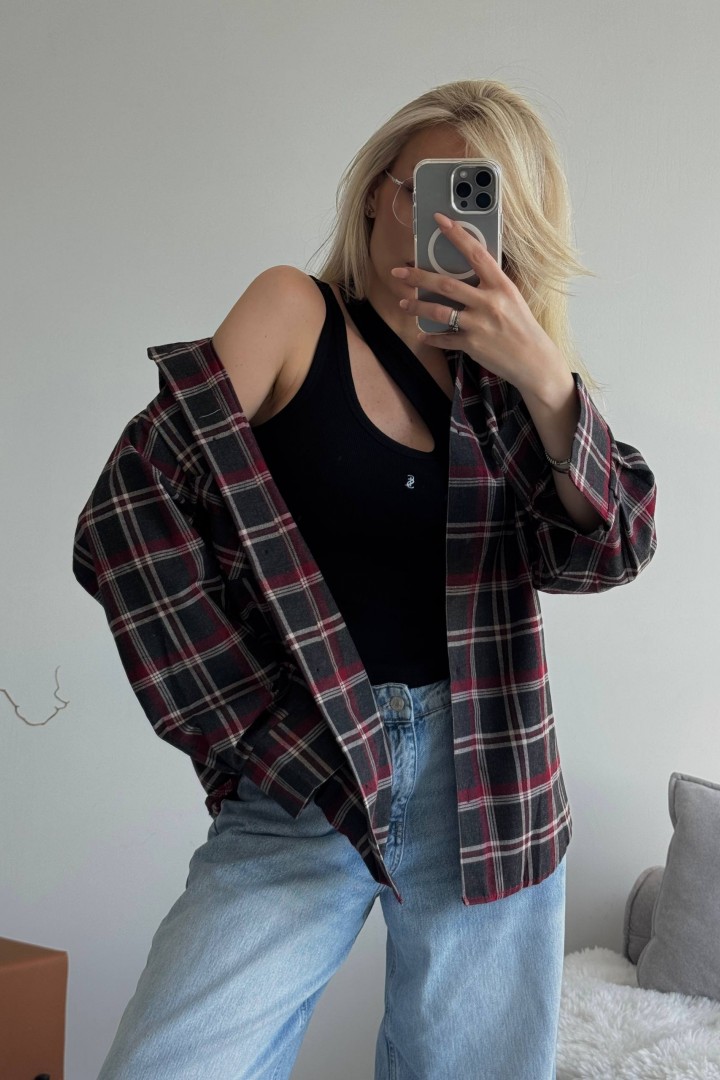 Сорочка в клітинку CULT-2005A490