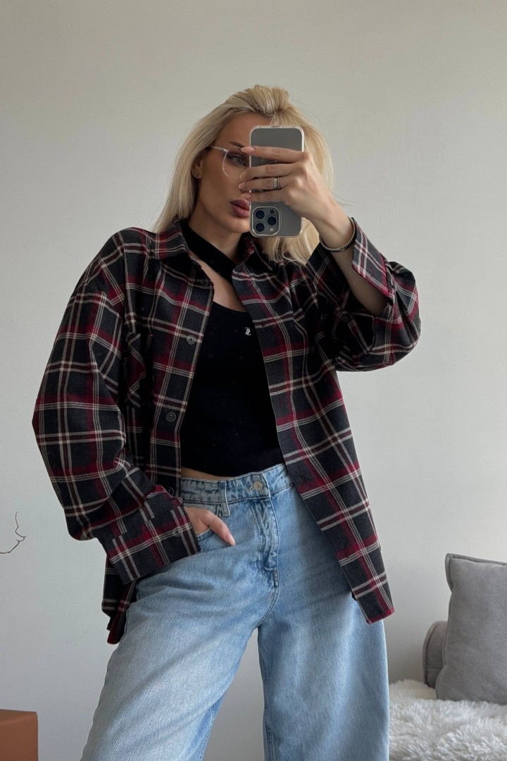 Сорочка в клітинку CULT-2005A490