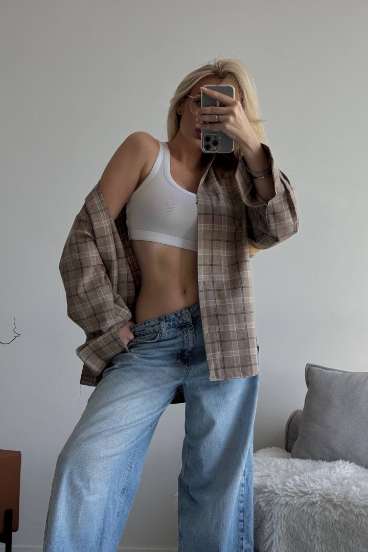 Сорочка в клітинку CULT-2005A490