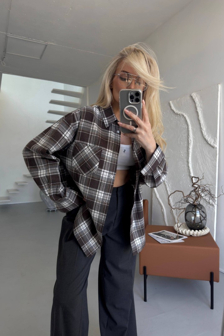 Сорочка в клітинку CULT-2005A490