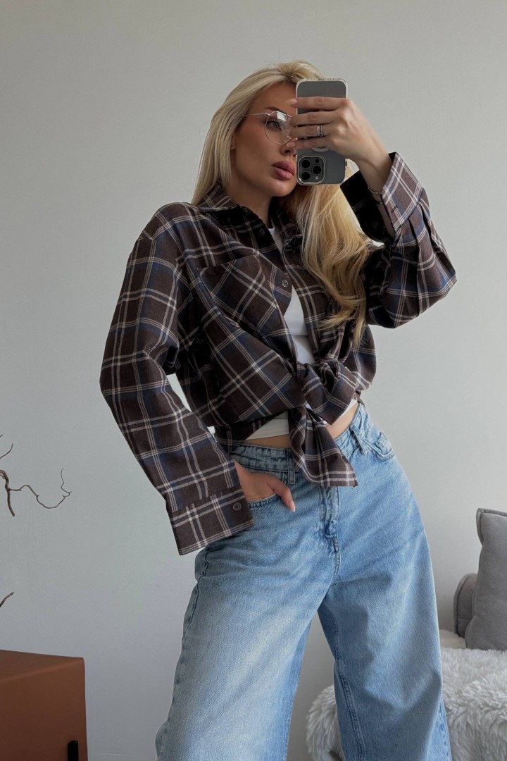 Сорочка в клітинку CULT-2005A490