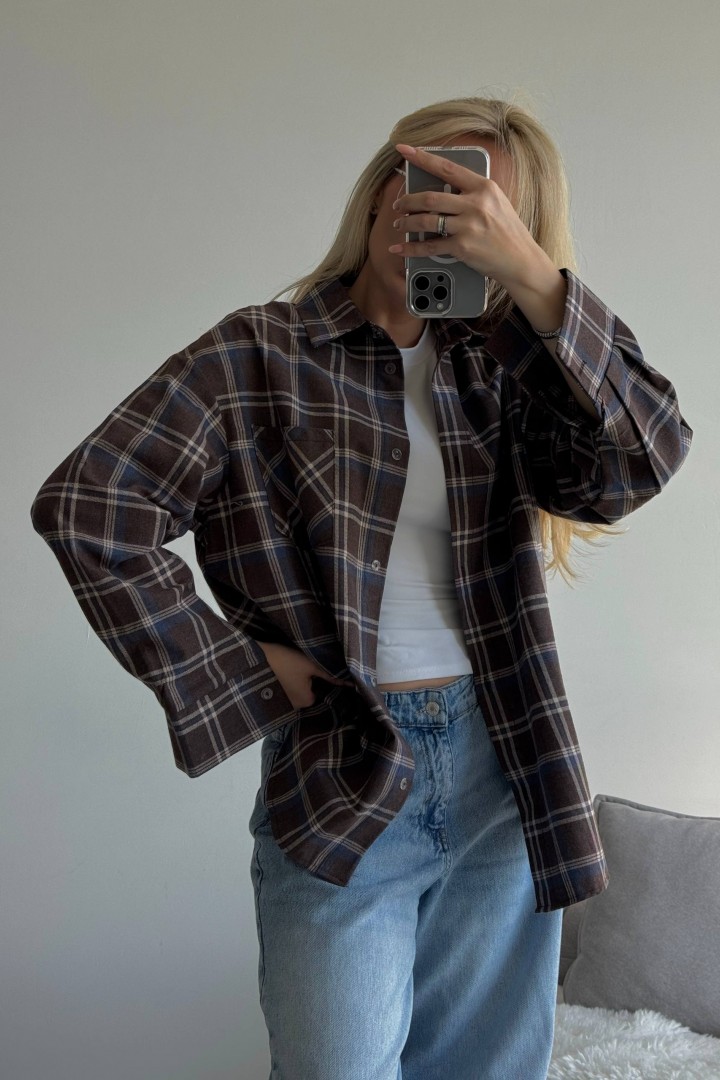 Сорочка в клітинку CULT-2005A490