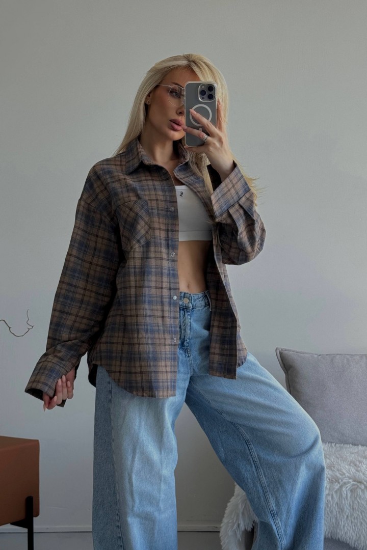 Сорочка в клітинку CULT-2005A490