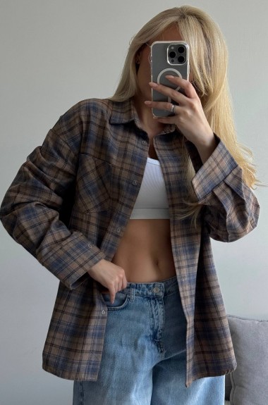 Рубашка в клетку CULT-2005A490