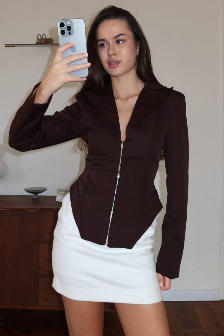 Пиджак с V-вырезом SSY-039A800