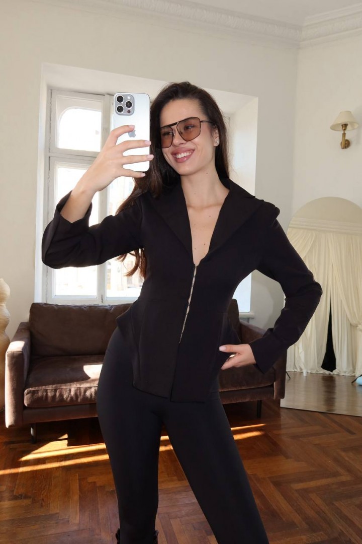 Пиджак с V-вырезом SSY-039A800