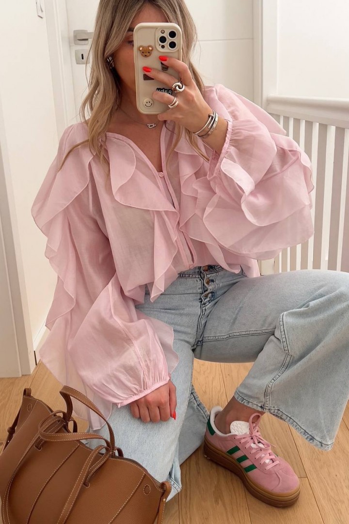 Шифоновая блузка NUL-7097A400