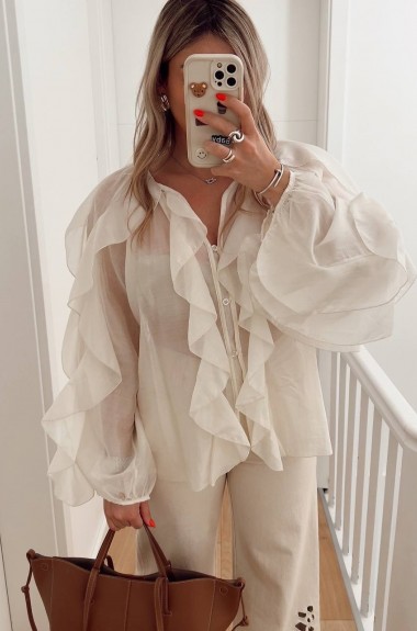 Шифоновая блузка NUL-7097A400