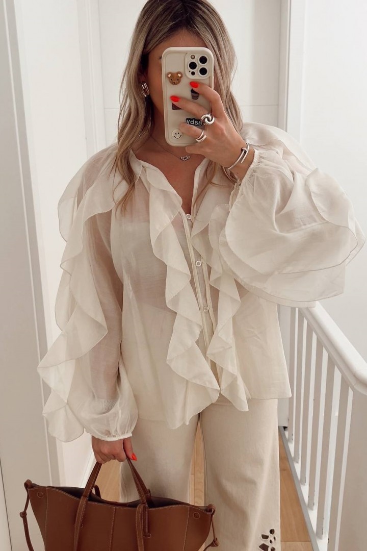 Шифоновая блузка NUL-7097A400