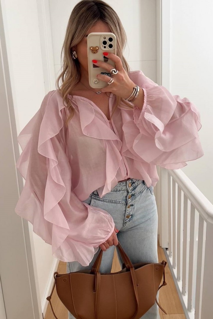 Шифоновая блузка NUL-7097A400