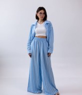 Летний брючный костюм в полоску  LID-613A1000