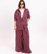 Летний брючный костюм в полоску  LID-613A1000