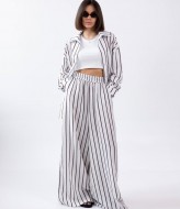 Летний брючный костюм в полоску  LID-613A1000