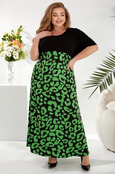 Платье с принтом NU-1436A18