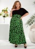 Платье с принтом NU-1436A18