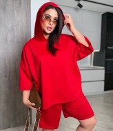 Трикотажный костюм с шортами женский  VAI-455A14