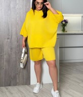 Трикотажный костюм с шортами женский  VAI-455A14