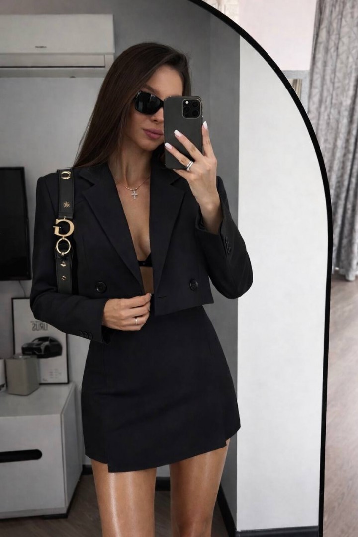 Костюм пиджак и юбка VIVI-048A500