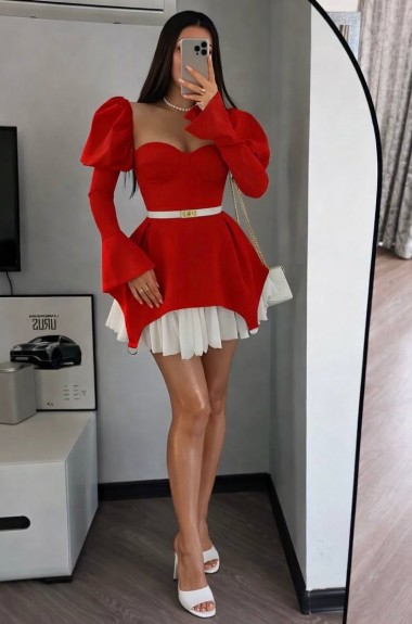 Платье с юбочкой VIVI-588A650