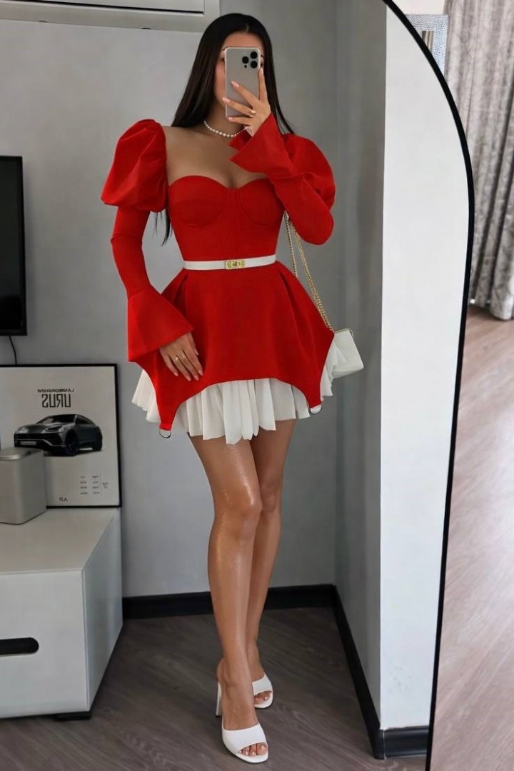 Платье с юбочкой VIVI-588A650