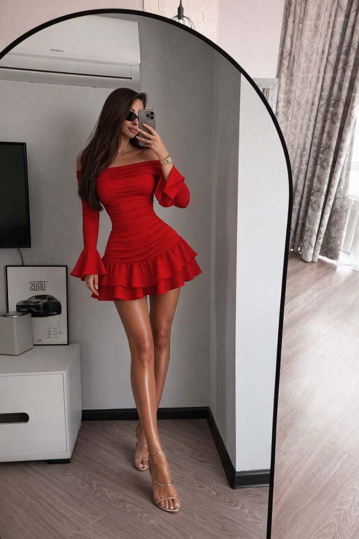 Молодежное платье VIVI-636A500